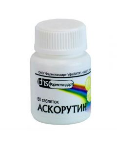 Buy cheap ascorbic acid, rutoside | Ascorutin tablets 50 pcs. online www.pharm-pills.com