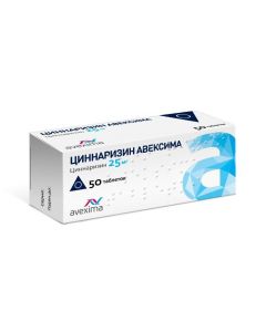 Buy cheap cinnarizine | Cinnarizine Avexima tablets 25 mg 50 pcs. online www.pharm-pills.com