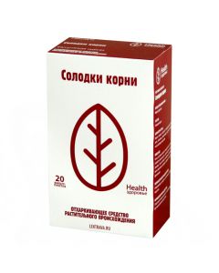 Buy cheap Co boat roots | Licorice root filter packs 1.5 g 20 pcs. online www.pharm-pills.com