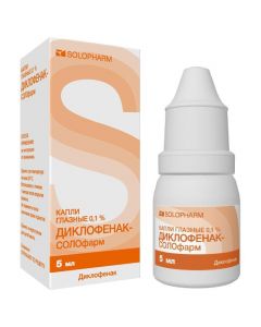 Buy cheap Diclofenac | Diclofenac-SOLOpharm eye drops 0.1% 5 ml online www.pharm-pills.com