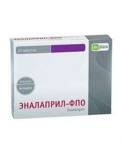 Buy cheap Enalapril | Enalapril-FPO tablets 20 mg 20 pcs. online www.pharm-pills.com