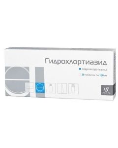 Buy cheap Hydrohlorotyazyd | Hydrochlorothiazide tablets 100 mg, 20 pcs. online www.pharm-pills.com