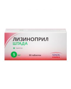 Buy cheap lisinopril | Lisinopril Stada tablets 5 mg, 30 pcs. online www.pharm-pills.com