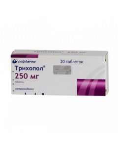 Buy cheap metronidazole | Trichopol tablets 250 mg, 20 pcs. online www.pharm-pills.com