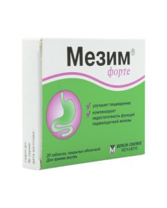 Buy cheap Pancreatin | Mezim forte tablets, 20 pcs. online www.pharm-pills.com