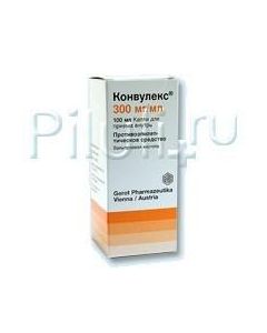 Buy cheap Valproevaya acid | Konvuleks drops for oral administration 300 mg / ml, 100 ml online www.pharm-pills.com