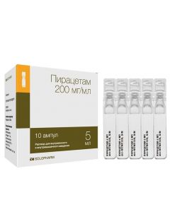 Buy cheap Piracetam | Piracetam-SOLOpharm Politvist solution for iv. and w / mouse. enter 200 mg / ml 5 ml ampoules plastic 10 pcs. online www.pharm-pills.com