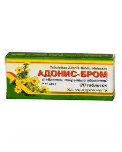 Buy cheap Potassium Bromide, Adonis dry Extreme | Adonis bromine tablets coated.ob. 20 pcs. online www.pharm-pills.com