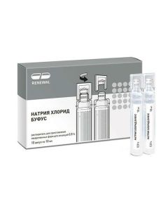 Buy cheap Sodium chloride | Sodium chloride buffus Renewal injection rn 0.9% 10 ml ampoules 10 pcs. online www.pharm-pills.com