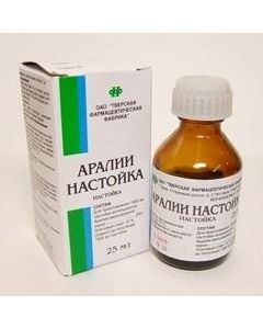 Buy cheap Aralyy Manchzhurskoy roots | Aralia tincture, 25 ml online www.pharm-pills.com