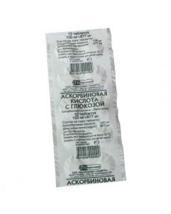 Buy cheap ascorbic acid, dextrose | Ascorbic acid with glucose tablets 100 mg 10 pcs. online www.pharm-pills.com