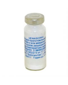 Buy cheap Cephazolin | Cefazolin then. d / pr-r solution for in / ven.and in / mouse.input. fl. 1 g online www.pharm-pills.com