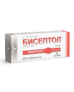 Buy cheap Co-trimoxazole Sulfamethoxazole, Trimetoprim | Biseptol tablets 120 mg, 20 pcs. online www.pharm-pills.com