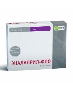 Buy cheap enalapril | Enalapril-FPO tablets 5 mg 20 pcs. online www.pharm-pills.com