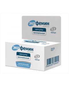 Buy cheap Lactobacilli atsydofyln e | Ecofemin vaginal capsules, 12 pcs. online www.pharm-pills.com