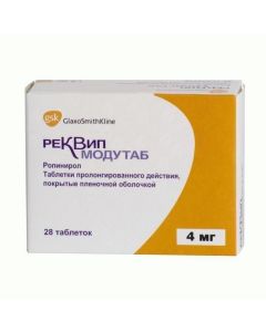 Buy cheap Ropynerol | Recipip Modutab tablets 4 mg, 28 pcs. online www.pharm-pills.com