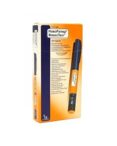 Buy cheap Insulin aspart | NovoRapid Flexpen pen syringe 100 IU / ml 3 ml, 5 pcs. online www.pharm-pills.com