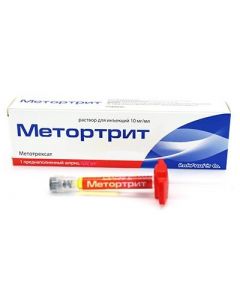 Buy cheap Methotrexate | Metortrit solution for injection 10 mg / ml syringe 1.5 ml with a needle for p / derm. enter pack online www.pharm-pills.com