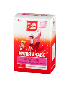 Buy cheap Multivitamins | Multi-Tabs Kid tablets chewing raspberries-strawberries 60 pcs. online www.pharm-pills.com