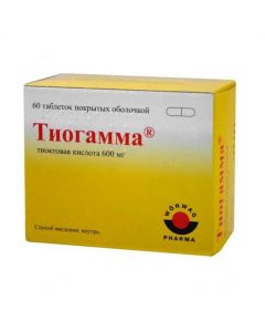 Buy cheap Tyoktovaya acid | Thiogamma tablets coated. 600 mg 60 pcs. online www.pharm-pills.com