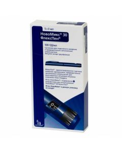 Buy cheap Insulin aspart dvuhfazn y | Novomek injection for solution 1% 1 ml 10 fl. 30 Flexpen pen syringes 100 IU / ml 3 ml, 5 pcs. online www.pharm-pills.com