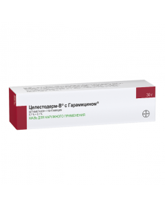 Buy cheap Betamethasone, Gentamicin | Celestoderm B with Garamycin Ointment 0.1%, 30 g online www.pharm-pills.com