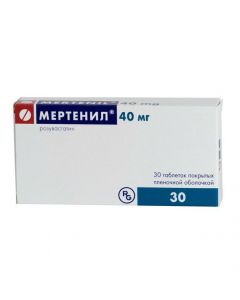 Buy cheap rosuvastatin | Mertenil tablets 40 mg, 30 pcs. online www.pharm-pills.com