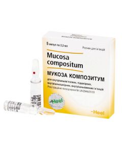 Buy cheap Homeopatycheskyy composition | Mucose compositum solution for in / mouse. and p / leather. 2.2 ml vials 5 pieces. online www.pharm-pills.com