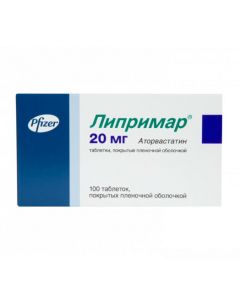 Buy cheap Atorvastatin | Liprimar tablets 20 mg, 100 pcs. online www.pharm-pills.com