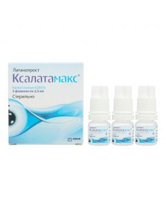 Buy cheap Latanoprost | Xalatamax eye drops 0.005%, 2.5 ml 3 pcs. pack online www.pharm-pills.com