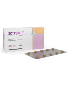 Buy cheap Letrozole | Estrolet tablets are covered.pl.ob. 2.5 mg 30 pcs online www.pharm-pills.com