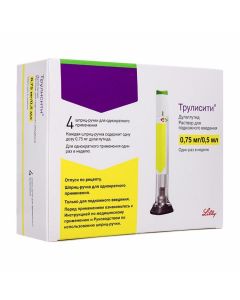 Buy cheap Dulahlutyd | Trulicity solution for p / leather. administration 0.75 mg / 0.5 ml syringe pen 0.5 ml 4 pcs. online www.pharm-pills.com