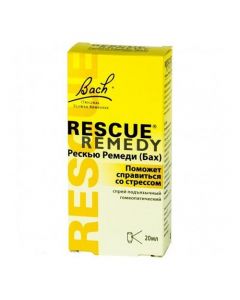 Buy cheap Homeopatycheskyy composition | Rescue Remedi (Bach) sublingual spray, 20 ml online www.pharm-pills.com