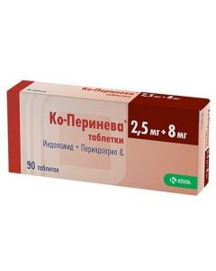 Buy cheap indapamide, Perindopril | Co-Perineva tablets 2.5 + 8 mg, 90 pcs online www.pharm-pills.com