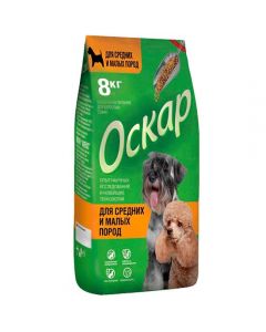 Oscar dry food for dogs of medium and small breeds 8kg - cheap price - pharm-pills.com