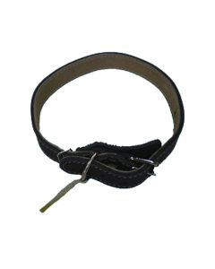 Collar for dogs of large breeds leather double long 35mm - cheap price - pharm-pills.com