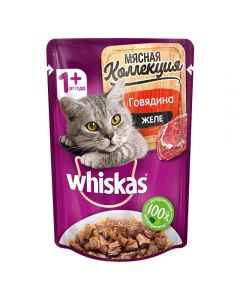 Whiskas spider for adult cats Meat collection Beef 85g - cheap price - pharm-pills.com