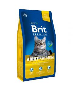 Brit (Brit New Premium Cat) Adult Salmon for adult cats with salmon in sauce 300g - cheap price - pharm-pills.com