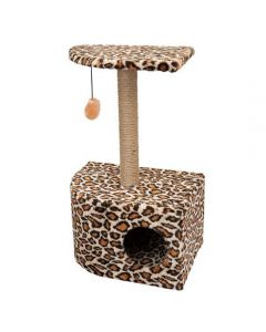 Scratching post house angular fur No. 013 - cheap price - pharm-pills.com