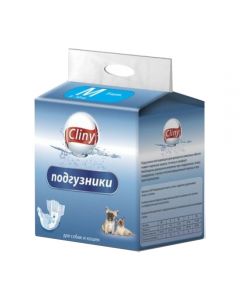 Cliny Diapers for dogs and cats 5-10kg size M 9 pieces - cheap price - pharm-pills.com