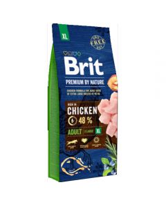 Brit Premium by Nature dry food for adult giant breed dogs 15kg - cheap price - pharm-pills.com