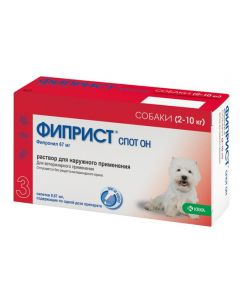 Drops Fiprist Spot It for dogs 2-10 kg 1 pipette 0.67 ml - cheap price - pharm-pills.com