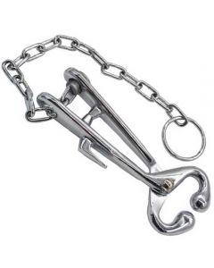 Nasal forceps for cattle fixation with chain - cheap price - pharm-pills.com