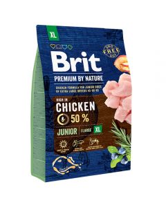 Brit (Brit Premium by Nature Junior XL) food for young giant breed dogs 15kg - cheap price - pharm-pills.com