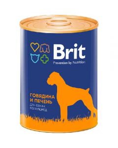 Brit (Brit) canned food for dogs Beef and liver 850g - cheap price - pharm-pills.com