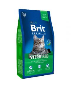 Brit Premium dry food for castrated cats chicken with liver 800g - cheap price - pharm-pills.com