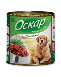 Oscar canned food for dogs with turkey 750g - cheap price - pharm-pills.com