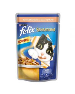 Felix (Felix) Sensations for cats salmon, cod 85g - cheap price - pharm-pills.com