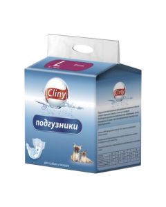 Cliny Diapers for dogs and cats 8-16kg size L (8 pieces) - cheap price - pharm-pills.com