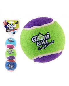 GiGwi Toy for dogs 3 balls with squeaker 6,3cm - cheap price - pharm-pills.com